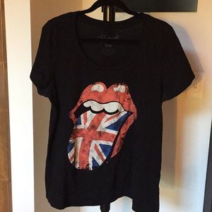 Bravado Size 1 Rolling Stones Union Jack Tee